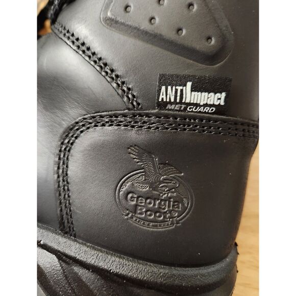 Georgia Boot Men’s 8.5 Wide Alloy Toe Waterproof Work Boots Puncture‑Resistant main image 8